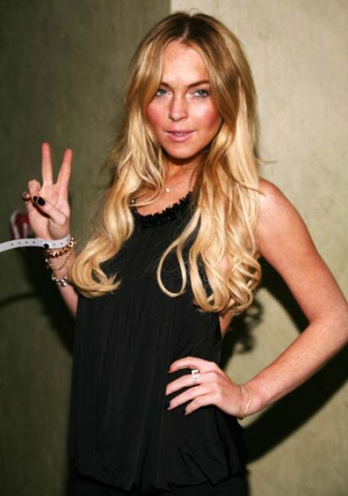Blacky lands Lohan film; Lohan filmed by Blacky!